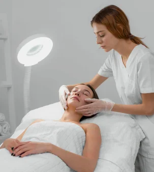 ambiente aconchegante do A Bela da Ilha onde acontece o atendimento de estética facial